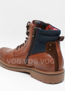 Boots Homme - Simili cuir - Camel - 117911