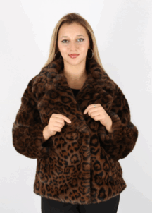 Manteau Court Effet Fourrure Femme-300401-VOG