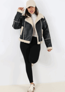 Veste similicuir femme-300203-VOG