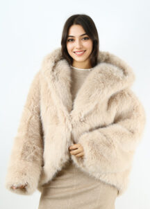 Veste à Capuche en Fourrure femme-311405-VOG