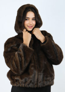 Veste à Capuche en Fourrure femme-311406-VOG