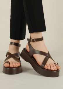 Sandales à semelle moyenne-Femme –316350-VOG